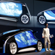 Illustration for article titled Toyotas Insane Concept Car Has Giant Touch-Screen Doors